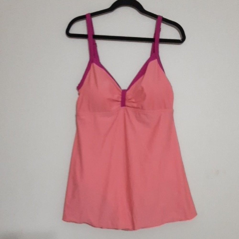 SEA AND SAND Pink  Sleeveless SWIMSUIT  WOMEN  16 BEACH VACATION RESORT